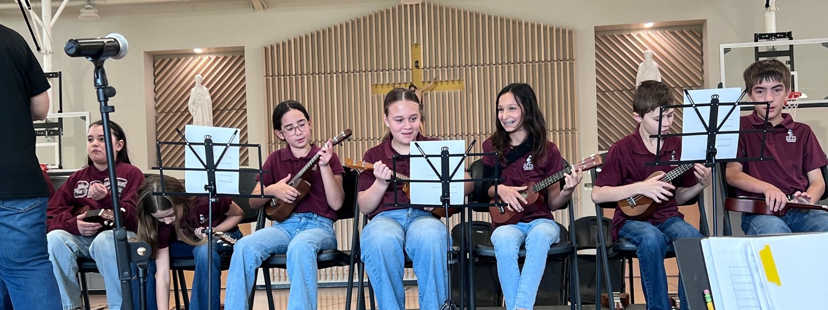 children in band